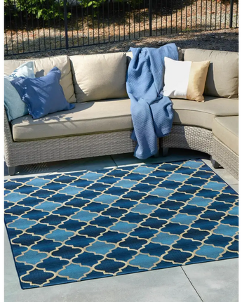 Traditional outdoor trellis eden trellis rug - Area Rugs