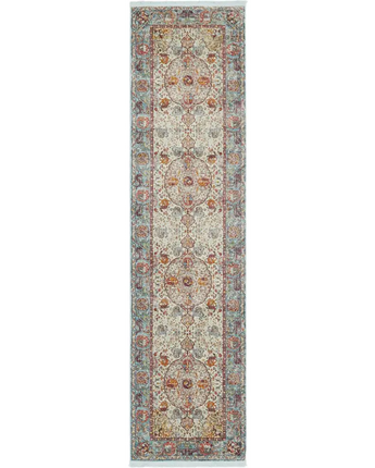 Traditional rumba baracoa rug - Light Blue / Runner / 2’