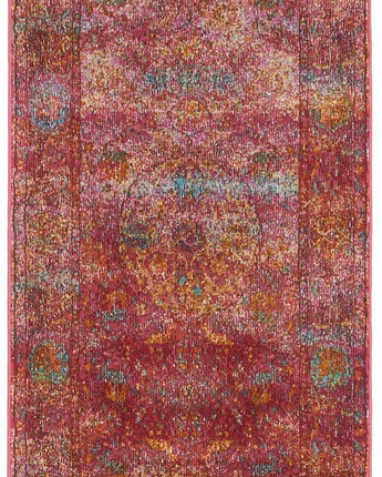 Traditional rumba baracoa rug - Red / Runner / 2’ 2 x