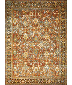 Traditional sebastian rug - Red / Multi / Rectangle