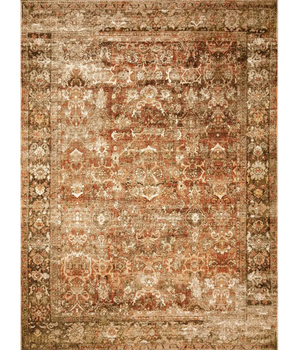 Traditional sebastian rug - Rusty Red / Brown / Rectangle