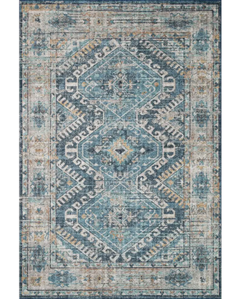 Traditional skye rug - Denim / Natural / 2’0’’ x