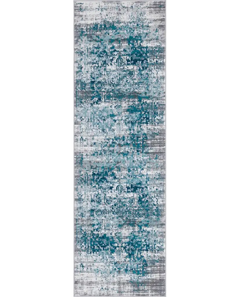 Traditional vintage aarhus rug - Blue / Runner / 3’ x