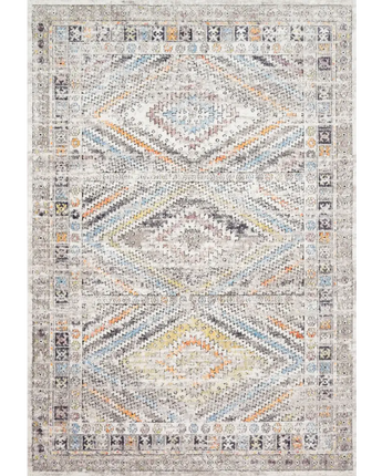 Transitional dante rug - White / Multi / Rectangle