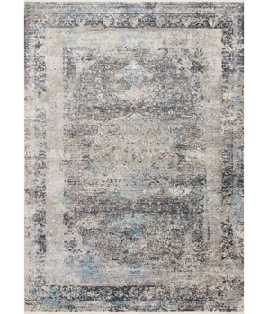 Transitional franca rug - Dark Gray / Blue / Rectangle