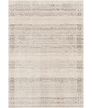 Transitional homage rug - White / Gray / Rectangle