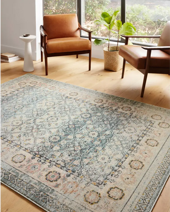 Transitional jocelyn rug - Sky / Multi / 2’3’’ x