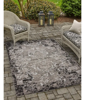 Transitional outdoor botanical manchester rug - Area Rugs