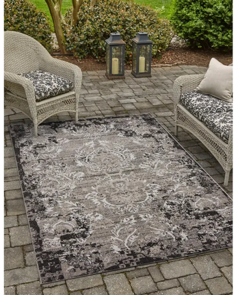 Transitional outdoor botanical manchester rug - Area Rugs