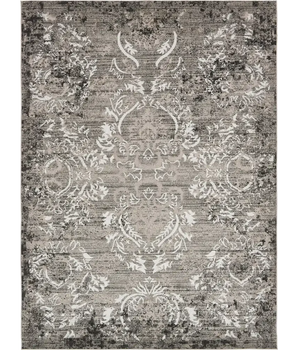 Transitional outdoor botanical manchester rug - Light Gray