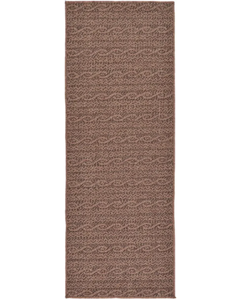 Transitional outdoor modern links rug - Brown / 2’