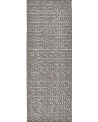 Transitional outdoor modern links rug - Gray / 2’ 2’’