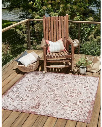 Tribal outdoor aztec coba rug - Area Rugs