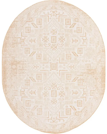 Tribal outdoor aztec coba rug - Natural / 7’ 10’’ x