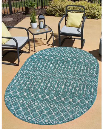 Tribal outdoor trellis tribal trellis rug - Area Rugs