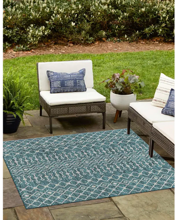 Tribal outdoor trellis tribal trellis rug - Area Rugs