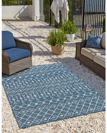 Tribal outdoor trellis tribal trellis rug - Area Rugs