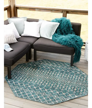 Tribal outdoor trellis tribal trellis rug - Area Rugs