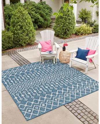 Tribal outdoor trellis tribal trellis rug - Area Rugs