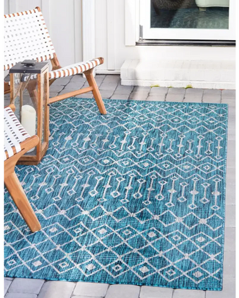 Tribal outdoor trellis tribal trellis rug - Area Rugs