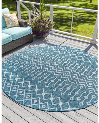 Tribal outdoor trellis tribal trellis rug - Area Rugs