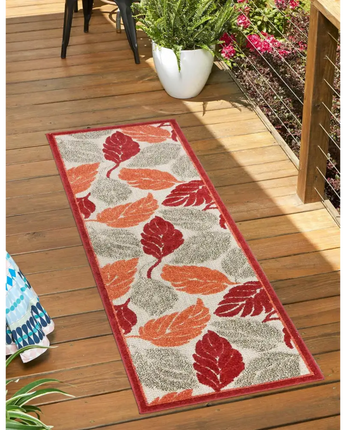 Tropical outdoor botanical augusta rug - Area Rugs