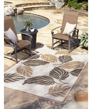 Tropical outdoor botanical augusta rug - Area Rugs