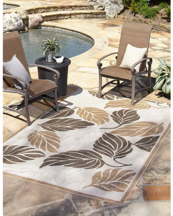 Tropical outdoor botanical augusta rug - Area Rugs