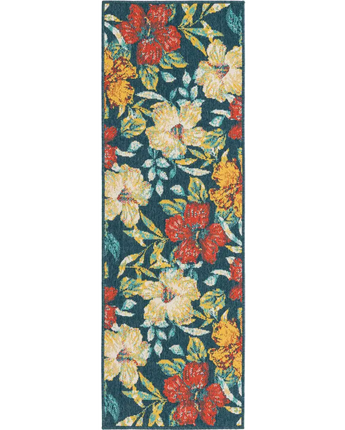 Tropical outdoor coastal cicek rug - Multi / 2’ 0’’ x