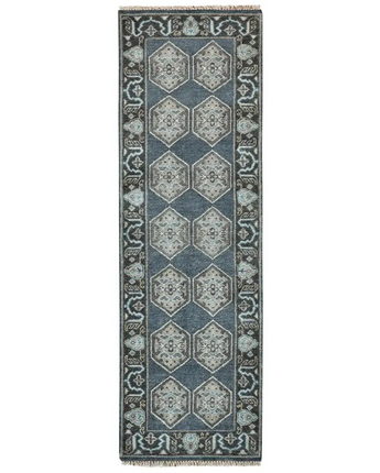 Ustad taditional persian - Blue / Gray / Runner