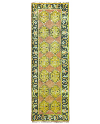 Ustad Taditional Persian - Rust Gold / Runner / 2’-6 x 8’ 