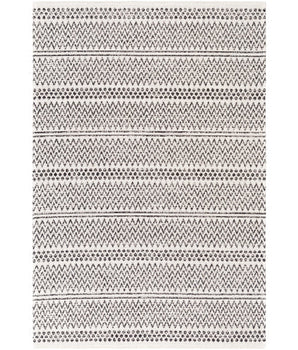 Via sacra washable area rug - Black & White / Rectangle