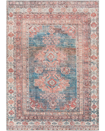 Violette washable area rug - Blue / Rectangle / 5x7 - Area