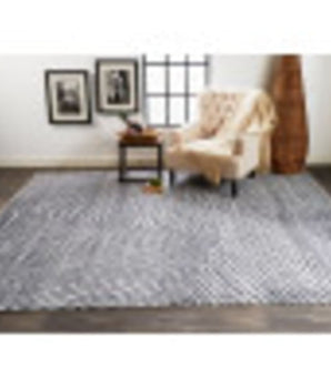 Vivien architectural hand-knot wool rug - Area Rugs