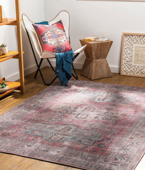 Yasmin washable area rug - Area Rugs