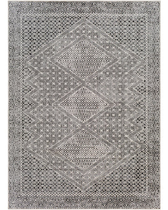 Zehra washable area rug - Gray / Rectangle / 5x7 - Area Rugs