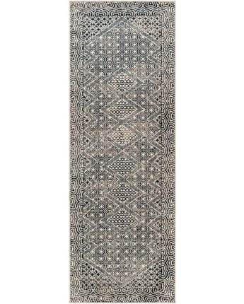 Zehra washable area rug - Gray / Runner / 2’7’’ x