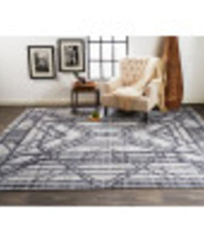 Vivien art deco hand-knot wool rug - Area Rugs